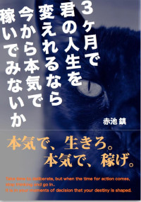 赤池鎮 — 3ヶ月で君の人生を変えられるなら今から本気で稼いでみないか: 本気で、生きろ。本気で、稼げ。