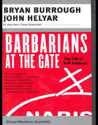 Bryan Burrough — Barbarians at the Gate