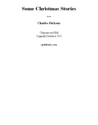 Dickens, Charles — Some Christmas Stories