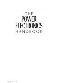 TIMOTHY L. SKVARENINA — The Power Electronics Handbook