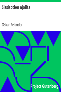 Oskar Relander — Sissisotien ajoilta