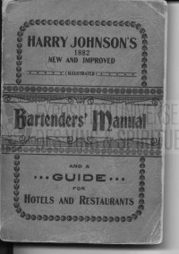 Desconocido — 24. BARTENDER'S MANUAL (INGLES) AUTOR HARRY JOHNSONS
