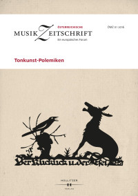 Europäische Musikforschungsvereinigung Wien — Tonkunst-Polemiken