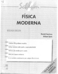 Gautreau y Savin — Física Moderna Schaum, 2a. Edición