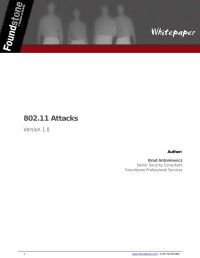 Brad Antoniewicz — 802.11 Attacks