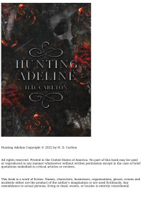 H. D. Carlton — Hunting Adeline