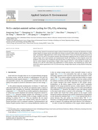 Jiangyong Yuan — Ni-Co catalyst-assisted carbon cycling for CH4-CO2 reforming