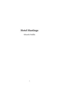 EDUARDO PADILLA — HOTEL HASTINGS