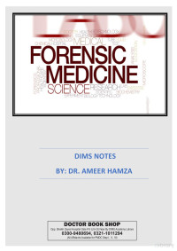 Ameer Hamza — DIMS Notes: Forensic Medicine