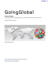 Swissmem — GoingGlobal: A practical guide to using English in an internationalbusiness environm