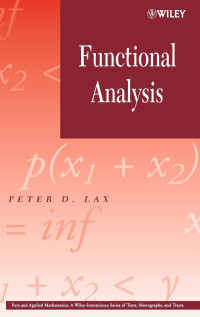 Peter D. Lax — Functional Analysis