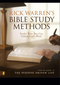 Warren, Richard — Rick Warren's Bible Study Methods