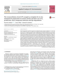 Nurettin Sahiner & Sema Yildiz & Hamad Al-Lohedan — The resourcefulness of p(4-VP) cryogels as template for in situ nanoparticle preparation of various metals and their use in H2 production, nitro compound reduction and dye degradation