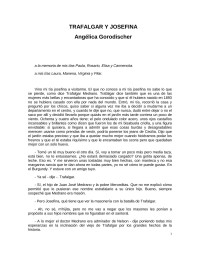Angélica Gorodischer — Trafalgar y Josefina