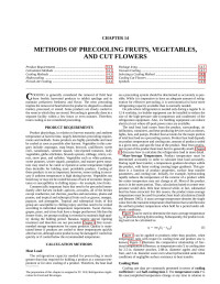 Unknown — R14 Precooling Fruits, Vegetables, & Flowers