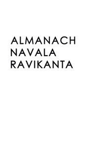 Eric Jorgenson — Almanach Navala Ravikanta