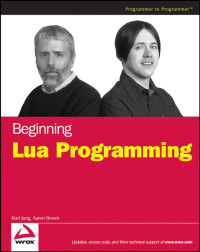 Kurt Jung & Aaron Brown — Beginning Lua Programming