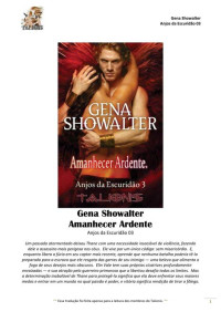 Gena Showalter — Gena Showalter - Anjos da Escuridão 03 - Amanhecer Ardente \(Talionis\)