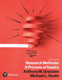 Anthony M. Graziano;Michael L. Raulin; & Michael L. Raulin — Research Methods