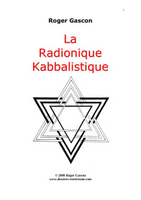 roger gascon — RADIONIQUE KABBALISTIQUE