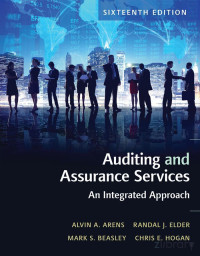 Various authors — Auditing and Assurance Services, 16th Edition