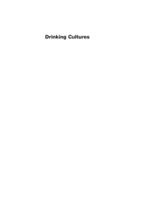 Wilson (Ed.) — Drinking Cultures; Alcohol and Identity (2005)