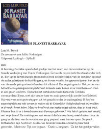 Lois M. Bujold — De Planeet Barrayar