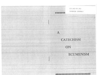 Francis J. Conell — A Catechism on Ecumenism