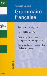 Nathalie Baccus — Grammaire française