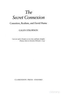 Secret Connexion [Causation, Realism, And David Hume] — Secret Connexion [Causation, Realism, And David Hume]