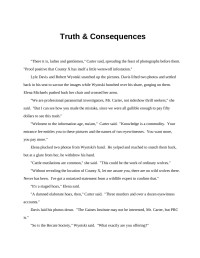 SCW — Truth & Consequences.