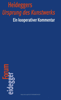 David Espinet / Tobias Keiling (eds.) — Heideggers "Ursprung des Kunstwerkes"