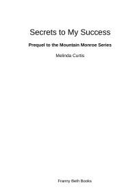 Melinda Curtis — Secrets to My Success