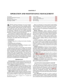 Unknown — A37 Operation and Maintenance Management