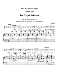 Erik Satie, M. God., Gerd Büntzly — Vogelbaerbaum