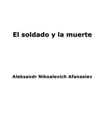 Aleksandr Afanasiev — El soldado y la muerte