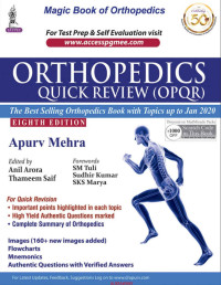 Apurv Mehra — Orthopedics Quick Review (OPQR) 8th Edition