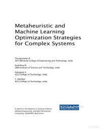 Thanigaivelan R. — Metaheuristic and Machine Learning Optimization Strategies 2024