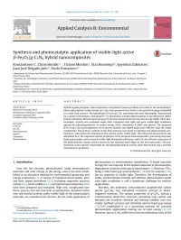 Konstantinos C. Christoforidis & Tiziano Montini & Elza Bontempi & Spyridon Zafeiratos & Juan Josè Delgado Jaén & Paolo Fornasiero — Synthesis and photocatalytic application of visible-light active β-Fe2O3/g-C3N4 hybrid nanocomposites