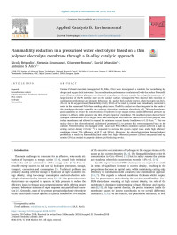 Nicola Briguglio & Stefania Siracusano & Giuseppe Bonura & David Sebastián & Antonino S. Aricò — Flammability reduction in a pressurised water electrolyser based on a thin polymer electrolyte membrane through a Pt-alloy catalytic approach