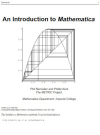 Phil Ramsden, Robert Kent — An Introduction To Mathematica