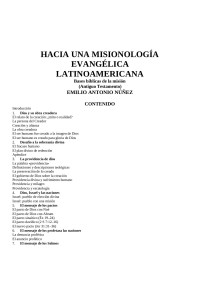 EMILIO ANTONIO NÚÑEZ — HACIA UNA MISIONOLOGÍA EVANGÉLICA LATINOAMERICANA