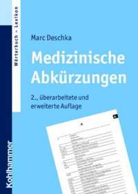 Marc Deschka — Medizinische Abkürzungen