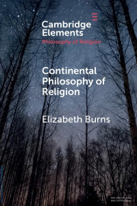 Elizabeth Burns — Continental Philosophy of Religion