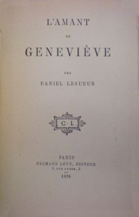 Lesueur, Daniel — L'amant de Geneviève