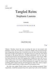 Stephanie Laurens — (Regency 01) Tangled Reins