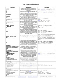 Peteris Krumins — Perl's Predefined Variables Cheat Sheet