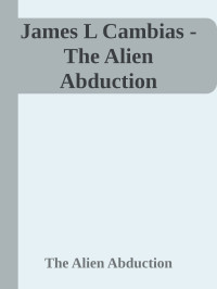 James L. Cambias — The Alien Abduction