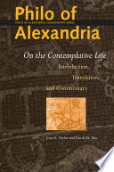 Joan E. Taylor, David M. Hay — Philo of Alexandria: On the Contemplative Life