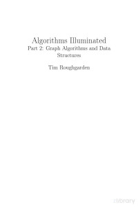 T. Roughgarden — Algorithms Illuminated -- Part 2: Graph Algorithms and Data Structures